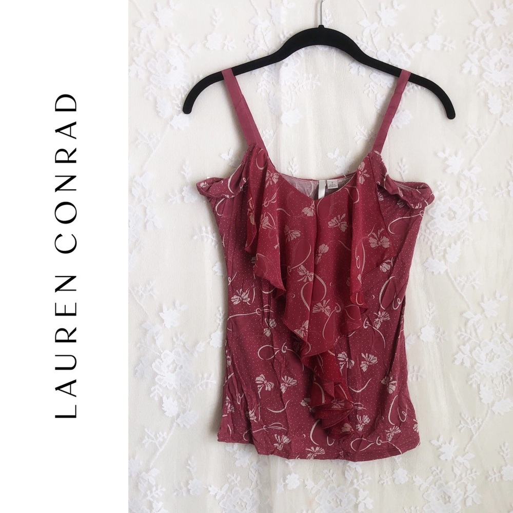 Lauren Conrad Ruffled Cami